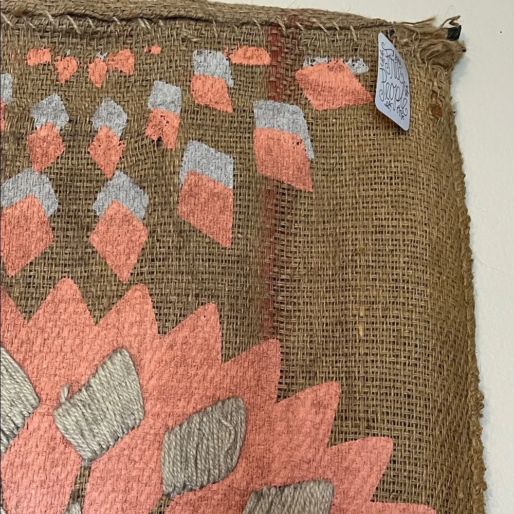 Free People Burlap Wall Hanging